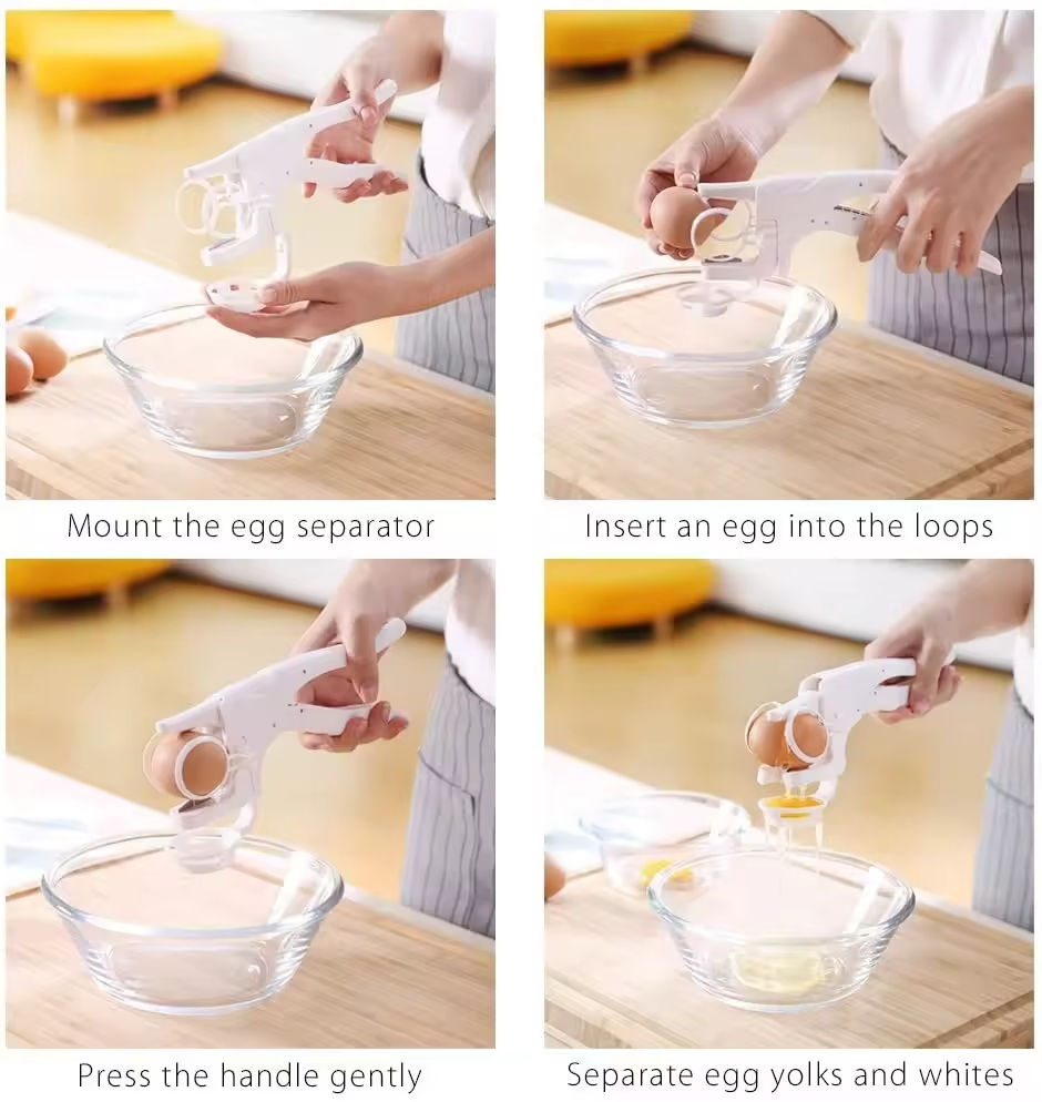 Egg Cracker Pro™ – Crack & Separate Eggs in Seconds
