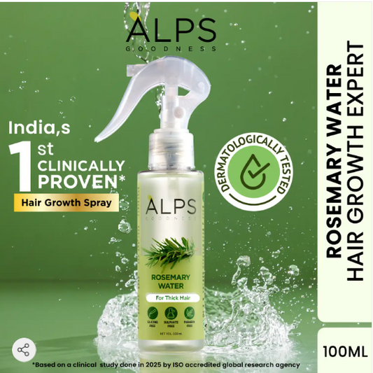 Alps Rosemary Water (100 ml | Hair Spray for Regrowth| (PACK OF 3)