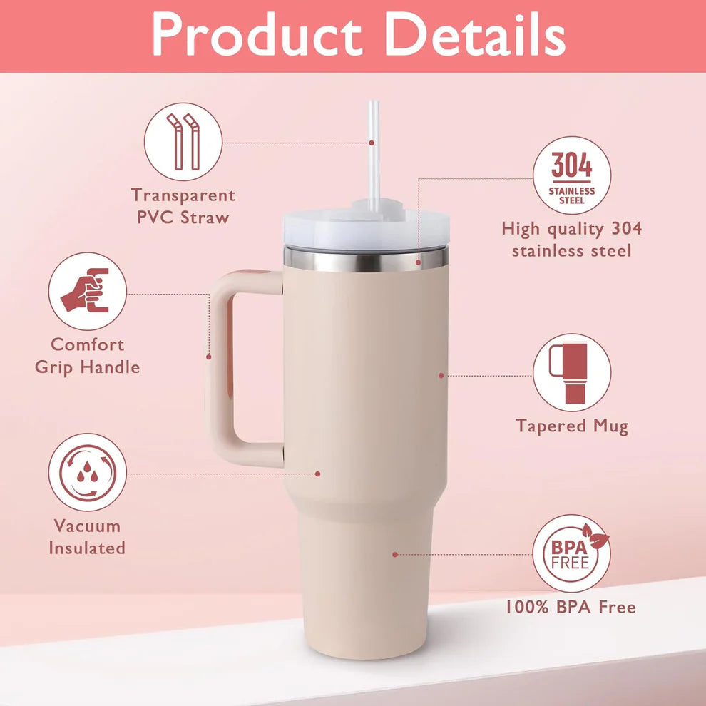 1200ML Stainless Steel Tumbler Hot and Cold